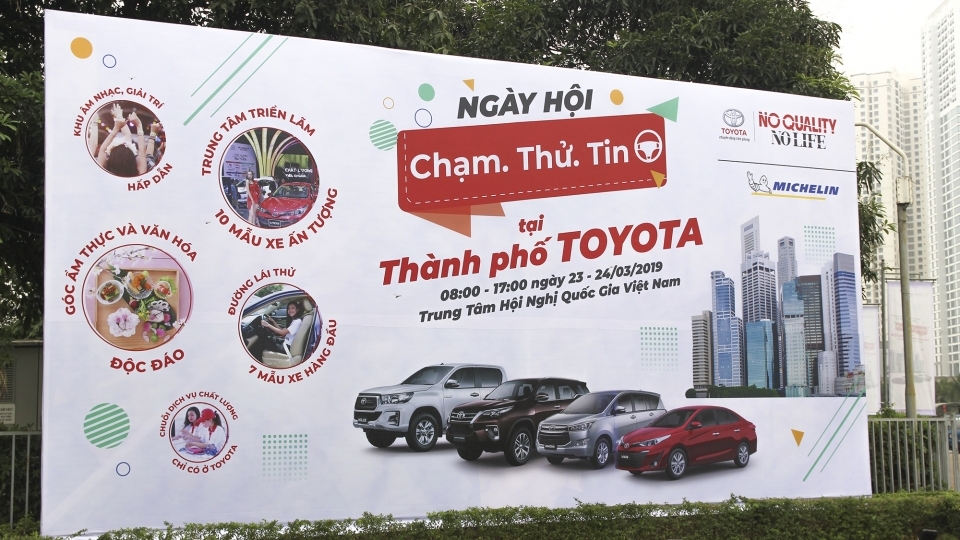 Trải nghiệm cùng lúc 9 mẫu xe Toyota
