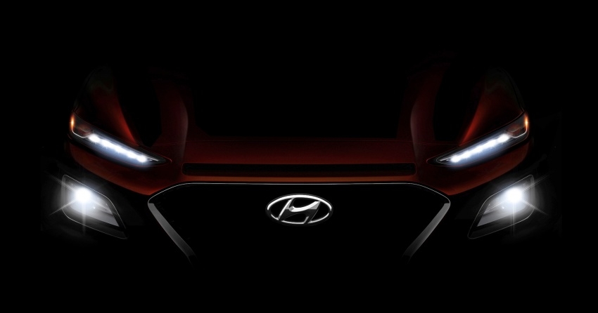 Hyundai hé lộ thêm hình ảnh SUV cỡ nhỏ Kona 2018 hyundai he lo them hinh anh suv co nho kona 2018