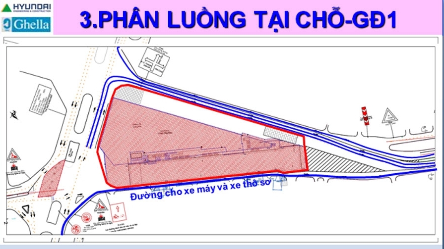 Hà Nội phân luồng giao thông phục vụ thi công nhà ga S9, S10