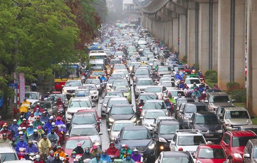 Khẩn trương rà soát, xử lý các “điểm đen” ùn tắc giao thông khan truong ra soat xu ly cac diem den un tac giao thong