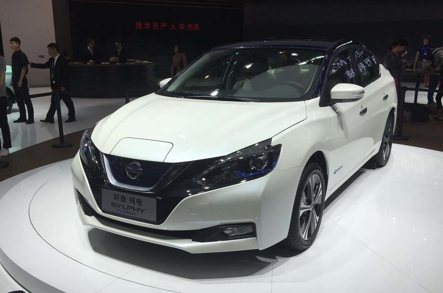 xe dien nissan sylphy dat khoang hanh trinh 338 km cho moi lan sac