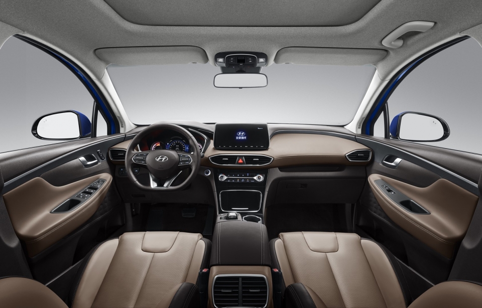 Hyundai Santa Fe phiên bản VIP ra mắt ở Trung Quốc hyundai santa fe lwb ra mat o trung quoc