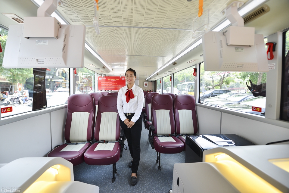 Trải nghiệm xe buýt 2 tầng độc đáo ở Hà Nội trai nghiem xe buyt 2 tang doc dao o ha noi