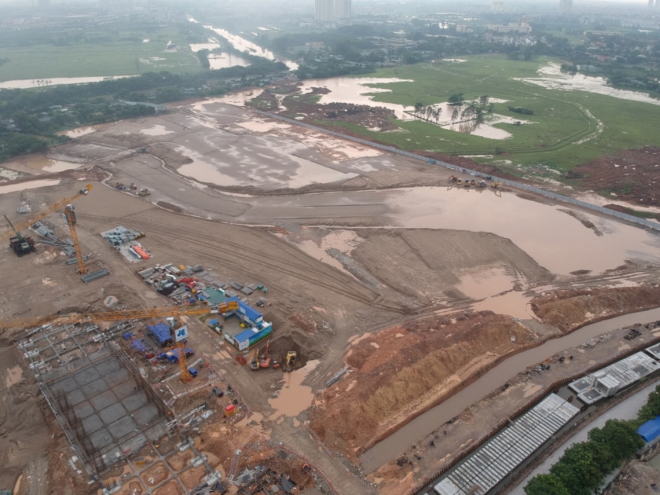 Cập nhật hình ảnh xây dựng đường đua F1 ở Mỹ Đình cap nhat hinh anh xay dung duong dua f1 o my dinh