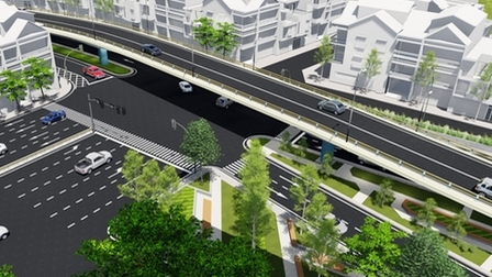 Hà Nội: Không hạ cốt đê khi thi công cầu vượt nút giao An Dương - Thanh Niên
