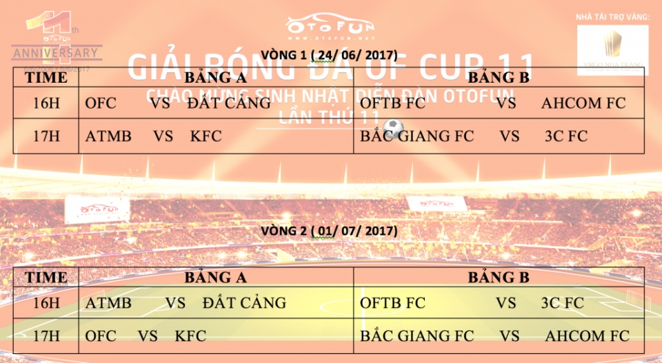 giai bong da tranh cup otofun lan thu 11 dien ra soi noi