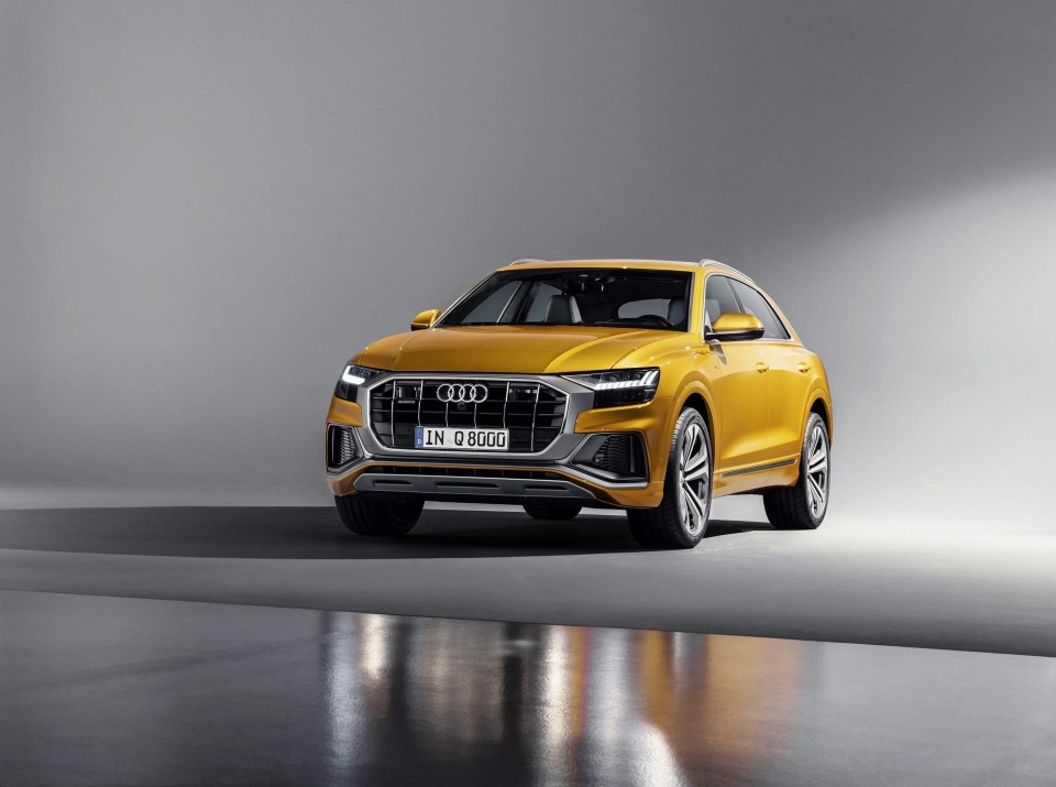he lo hinh anh suv dau bang audi q8 truoc ngay ra mat
