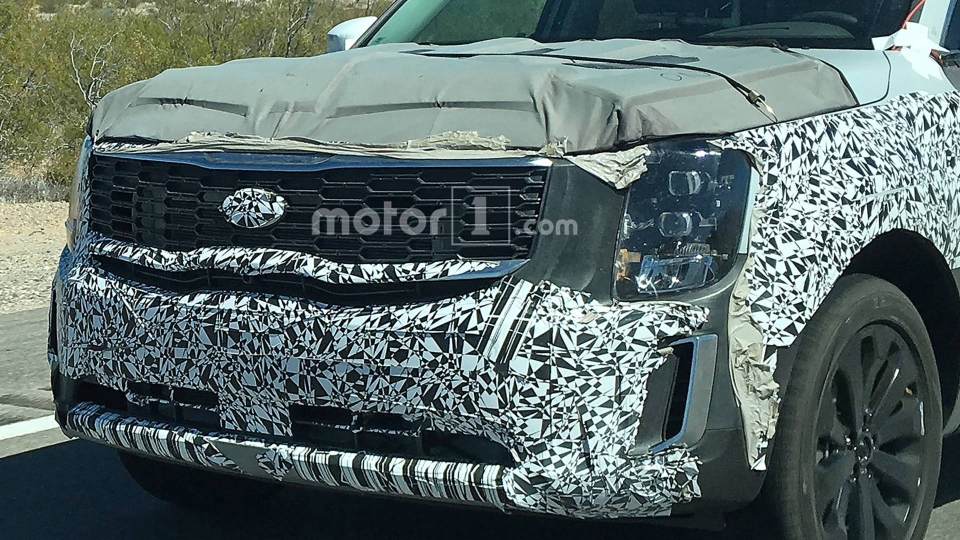 SUV mới Kia Telluride lần đầu thử nghiệm suv moi kia telluride lan dau thu nghiem