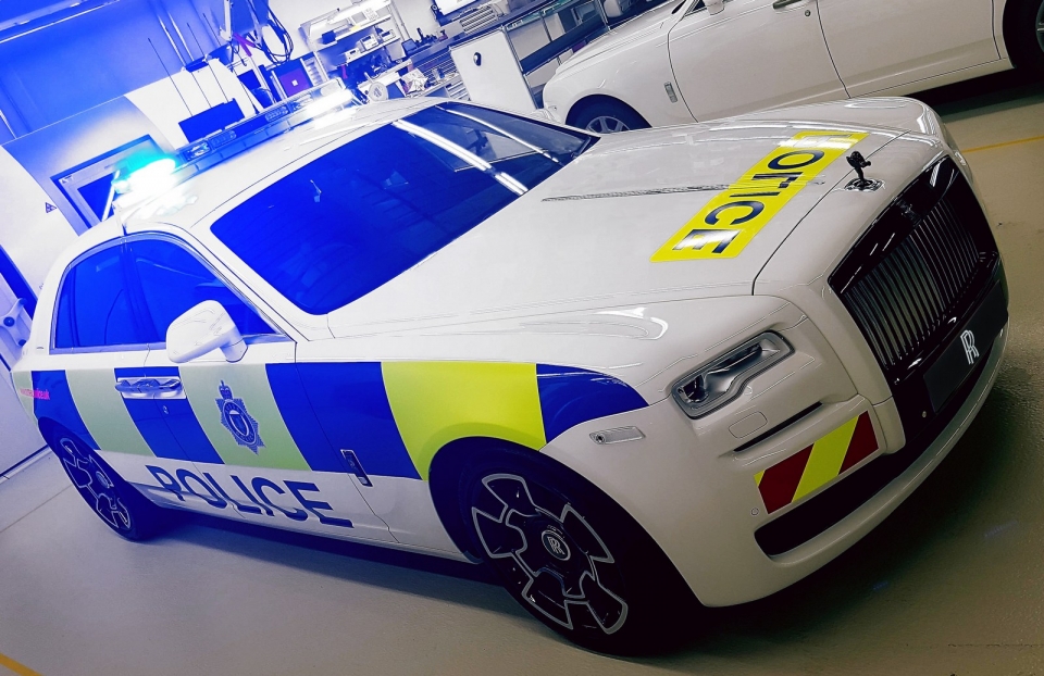 Choáng ngợp Rolls Royce Ghost phiên bản xe cảnh sát choang ngop rolls royce ghost phien ban xe canh sat