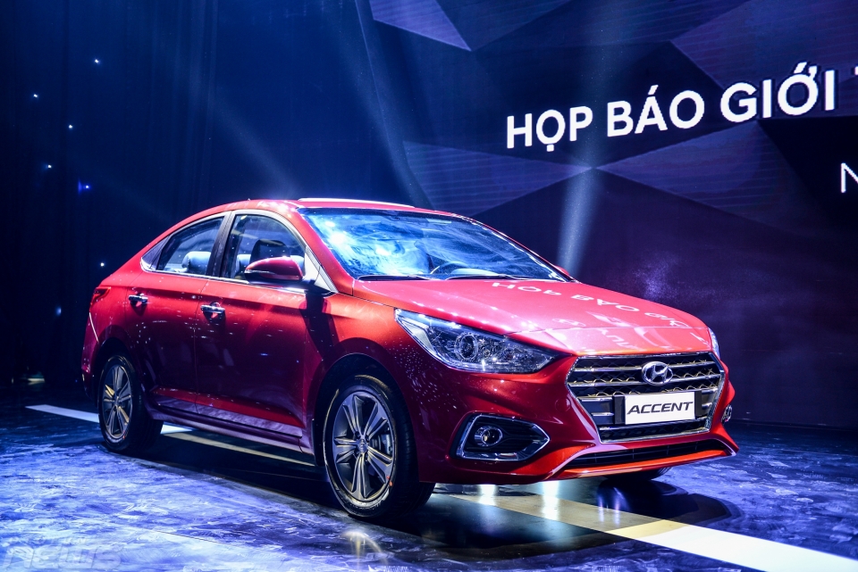 hyundai accent ban vuot honda city va mazda2 trong thang 62018