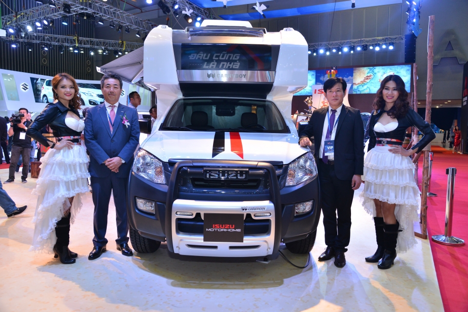 vms 2017 doc dao can ho di dong isuzu motorhome