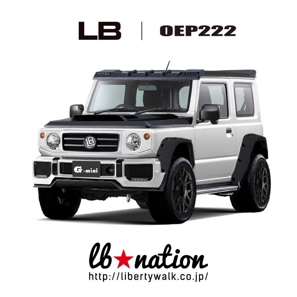 Suzuki Jimny biến hình đầy ấn tượng dưới tay Liberty Walk suv suzuki jimny bien hinh day an tuong duoi tay liberty walk