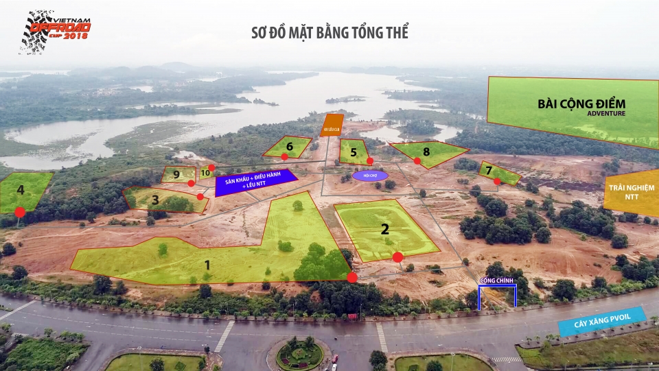 Công bố sơ đồ các khu vực ở VOC 2018 cong bo so do cac khu vuc o voc 2018