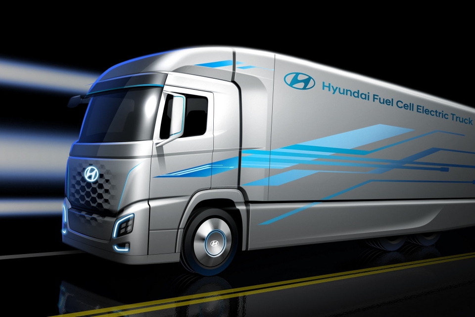 hyundai he lo hinh anh moi ve xe tai xanh