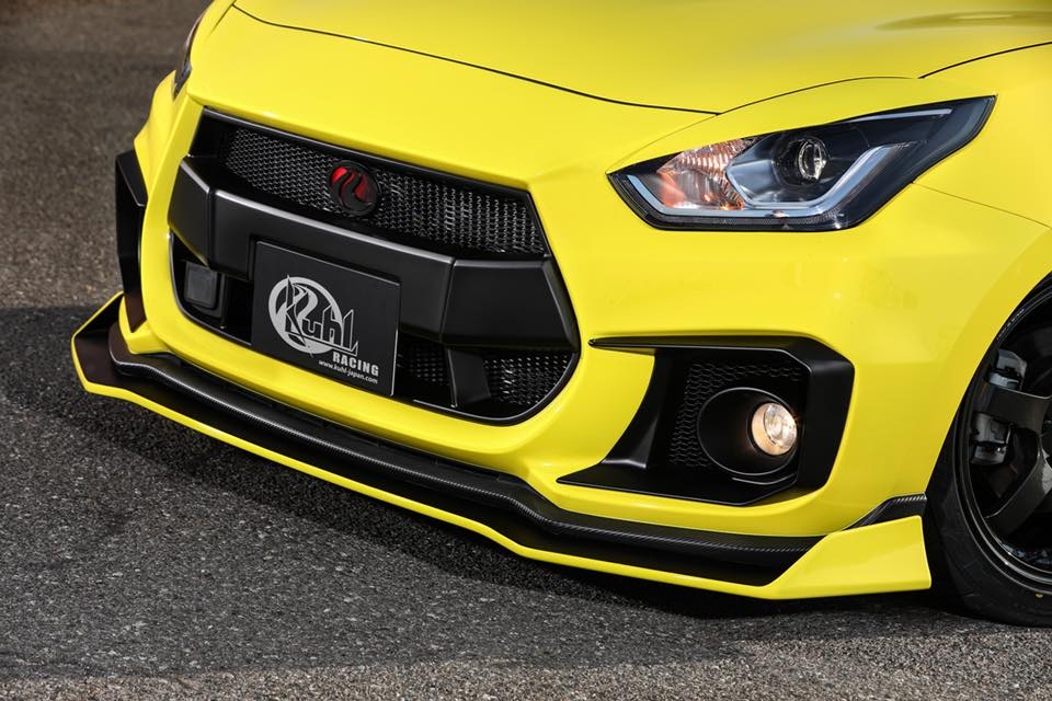 suzuki swift sport dien bodykit dep mat tu kuhl racing