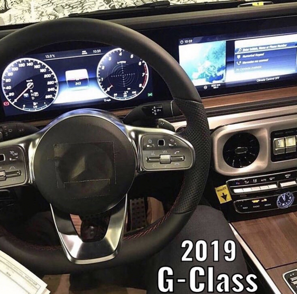 Hé lộ nội thất "Vua địa hình" Mercedes-Benz G-Class thế hệ 2018 he lo noi that vua dia hinh mercedes benz g class the he 2018