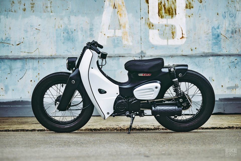 Honda Super Cub độ cực kỳ phá cách ngam ban do honda super cub pha cach cua xuong do thai lan