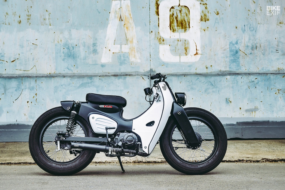 Honda Super Cub độ cực kỳ phá cách ngam ban do honda super cub pha cach cua xuong do thai lan