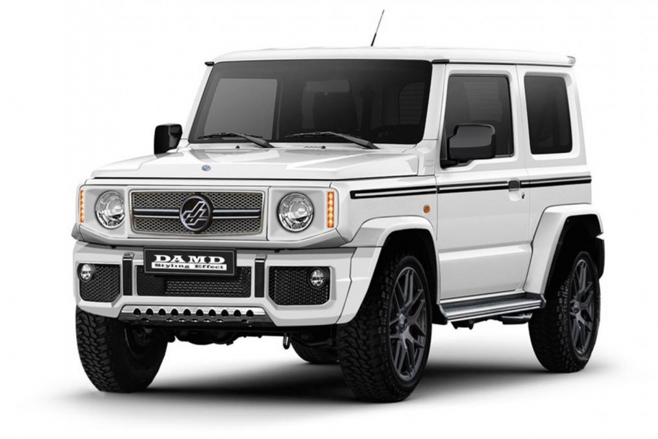 Suzuki Jimny "khoác áo" Land Rover Defender ấn tượng suzuki jimny khoac ao land rover defender an tuong