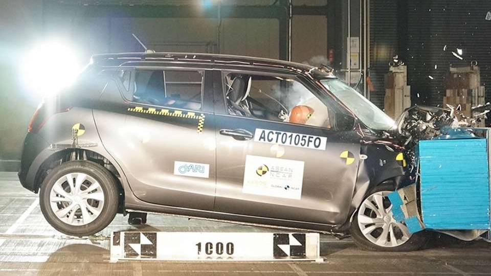 Suzuki Swift 2018 đạt 4 sao trong kiểm tra an toàn của ASEAN NCAP