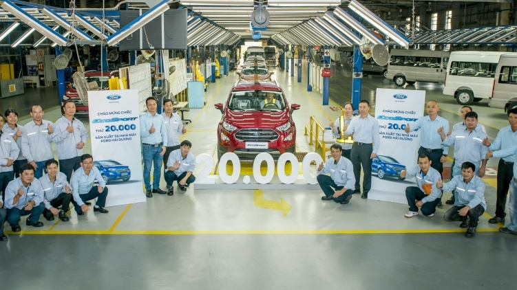 Ford Việt Nam xuất xưởng chiếc EcoSport thứ 20.000