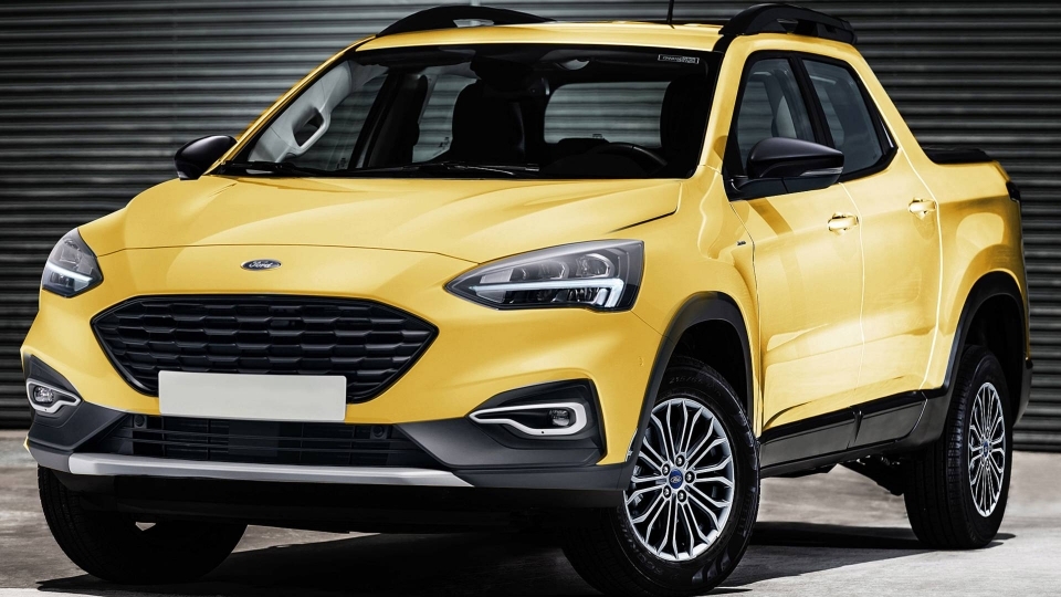 Ford phát triển bán tải "tí hon", khung liền khối như sedan