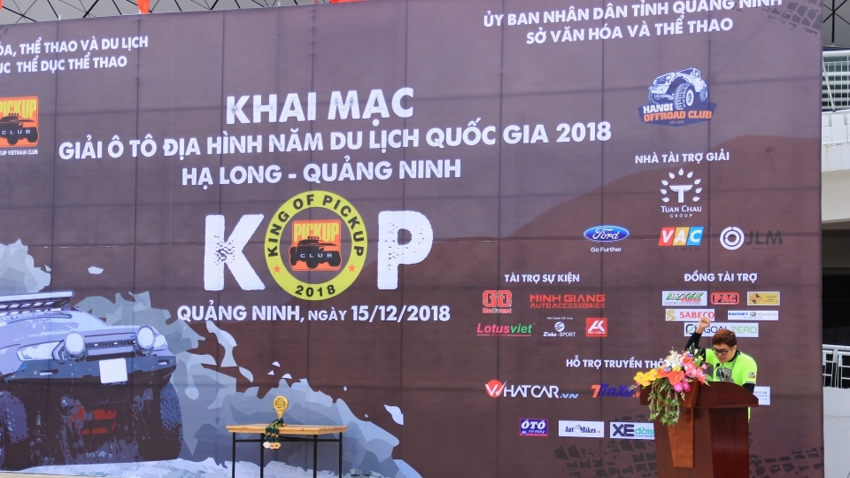 Khai mạc giải đua bán tải off-road King of Pickup 2018