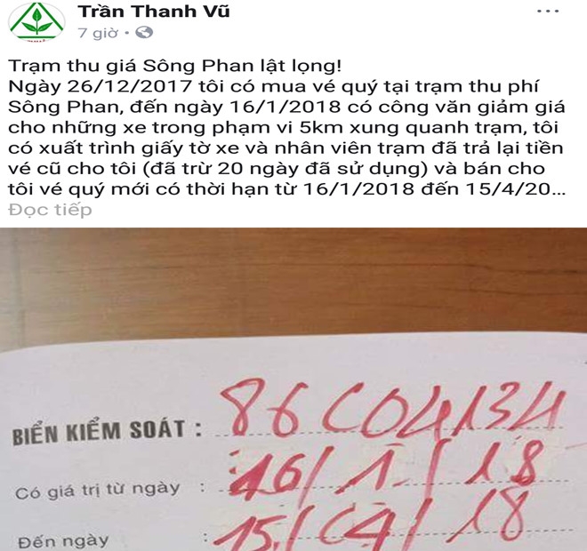 tai xe len mang to tram bot song phan lat long