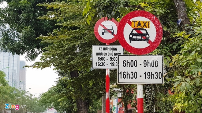 ha no i khong go bie n cam taxi o 11 tuye n pho