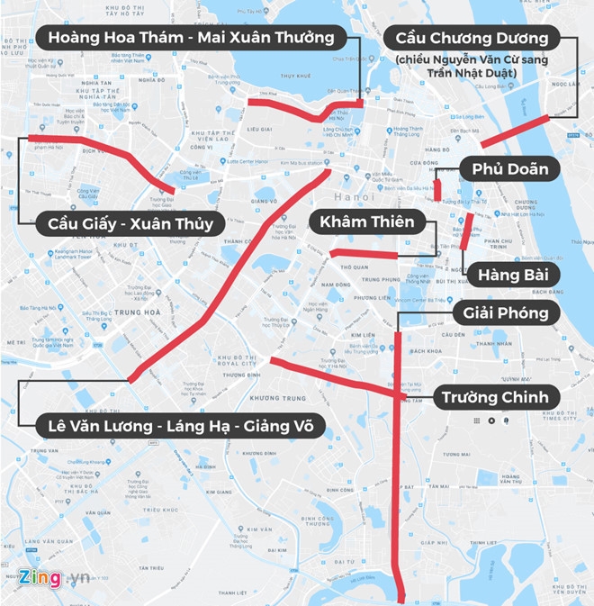 ha no i khong go bie n cam taxi o 11 tuye n pho