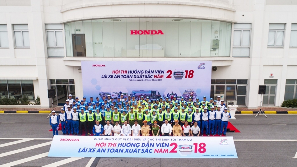 Honda Việt Nam tổ chức thành công hội thi hướng dẫn viên lái xe an toàn 2018 honda viet nam to chuc thanh cong hoi thi huong dan vien lai xe an toan xuat sac nam 2018