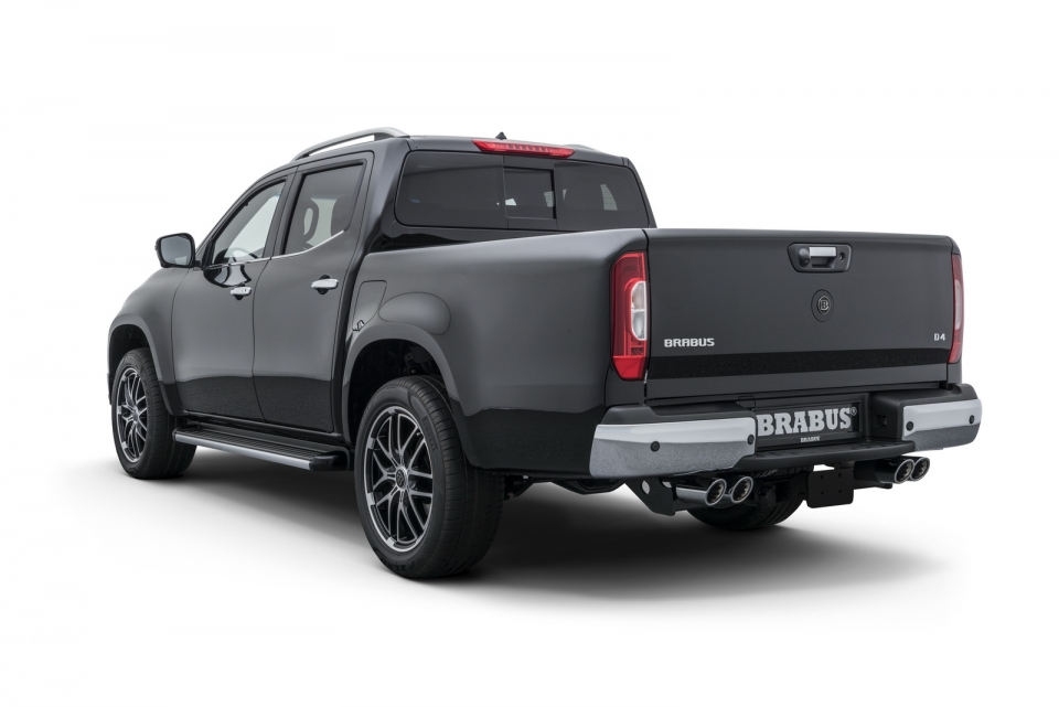 Bán tải Mercedes-Benz X-Class độ Brabus mạnh mẽ và “ngầu” hơn hẳn brabus nang cap ban tai mercedes benz x class manh me va ngau hon