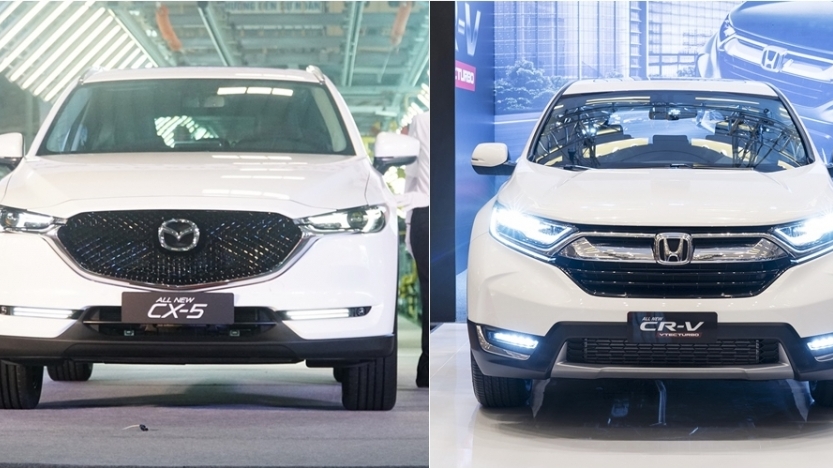 Honda CR-V và Mazda CX-5 so kè doanh số quyết liệt