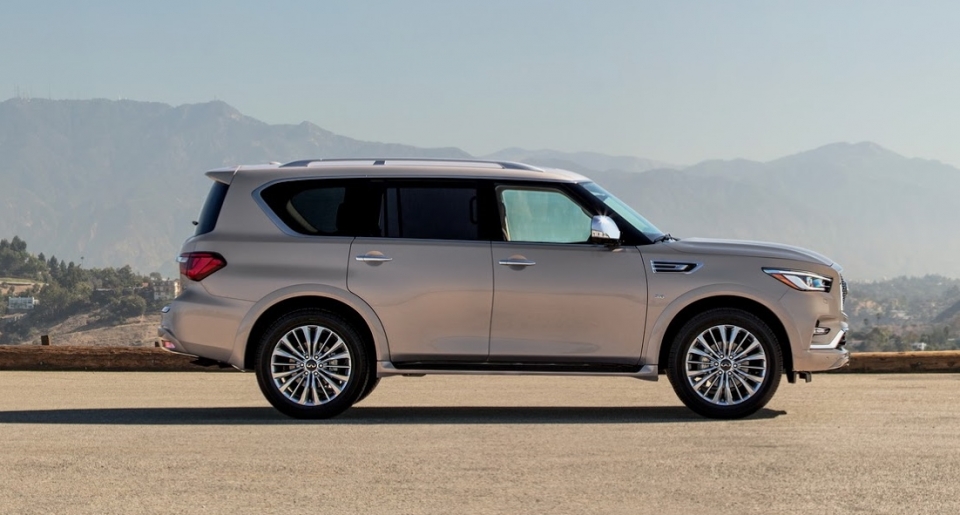 Infiniti QX80 2018 ra mắt tại Dubai với động cơ V8 5.6L 400 mã lực infiniti qx80 2018 ra mat tai dubai voi dong co v8 56l 400 ma luc