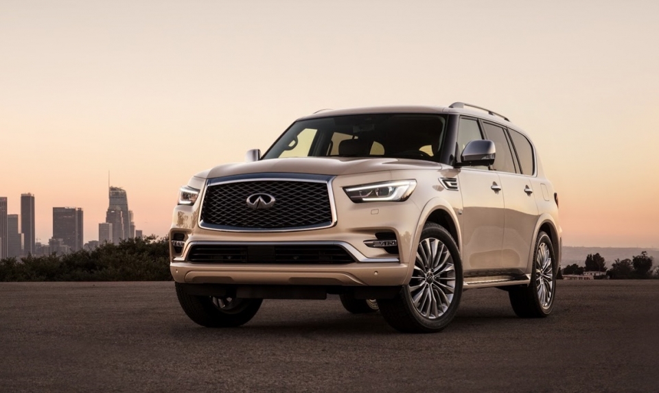 Infiniti QX80 2018 ra mắt tại Dubai với động cơ V8 5.6L 400 mã lực infiniti qx80 2018 ra mat tai dubai voi dong co v8 56l 400 ma luc