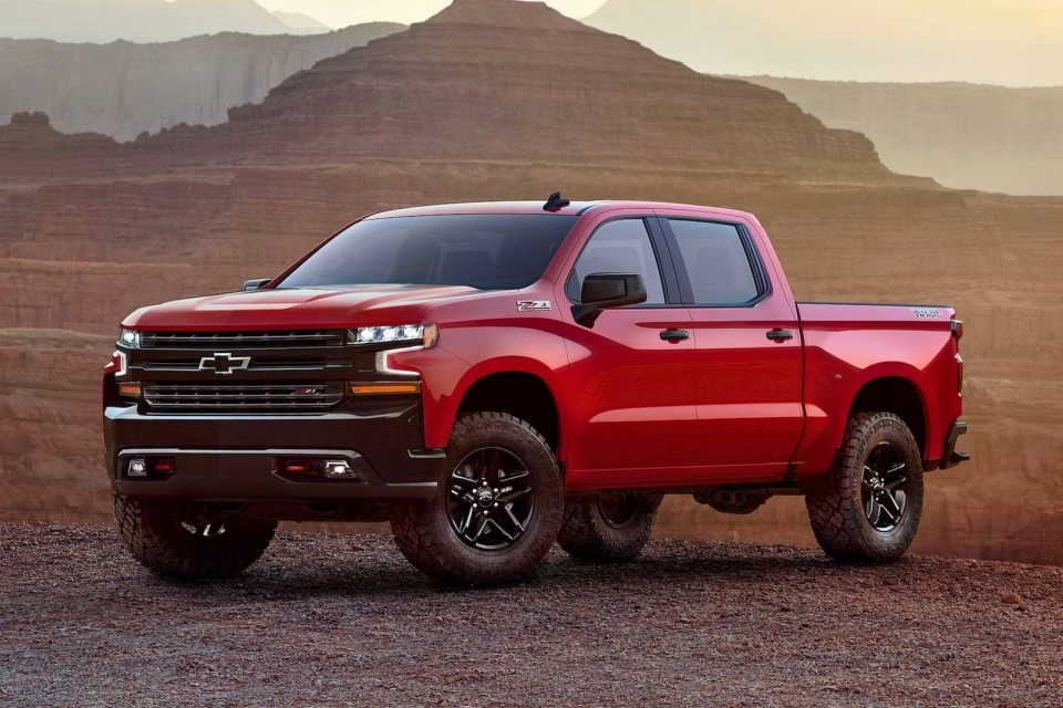 Chevrolet “nhá hàng” bán tải Silverado phiên bản 2019 chevrolet nha hang ban tai silverado phien ban 2019