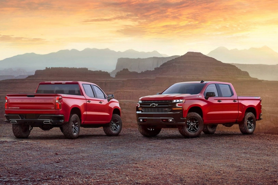 Chevrolet “nhá hàng” bán tải Silverado phiên bản 2019 chevrolet nha hang ban tai silverado phien ban 2019