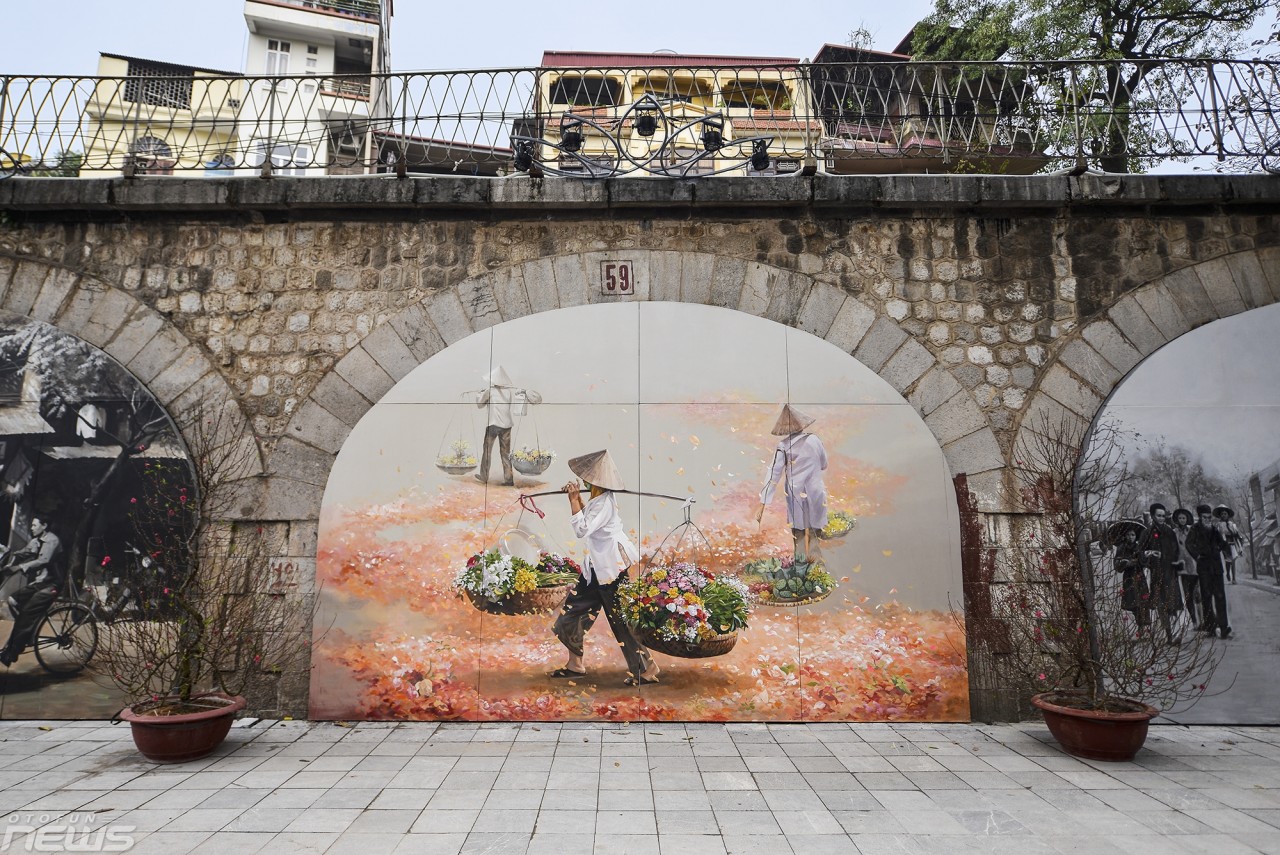 bich hoa tren pho phung hung nhung manh ghep ky uc cua ha noi