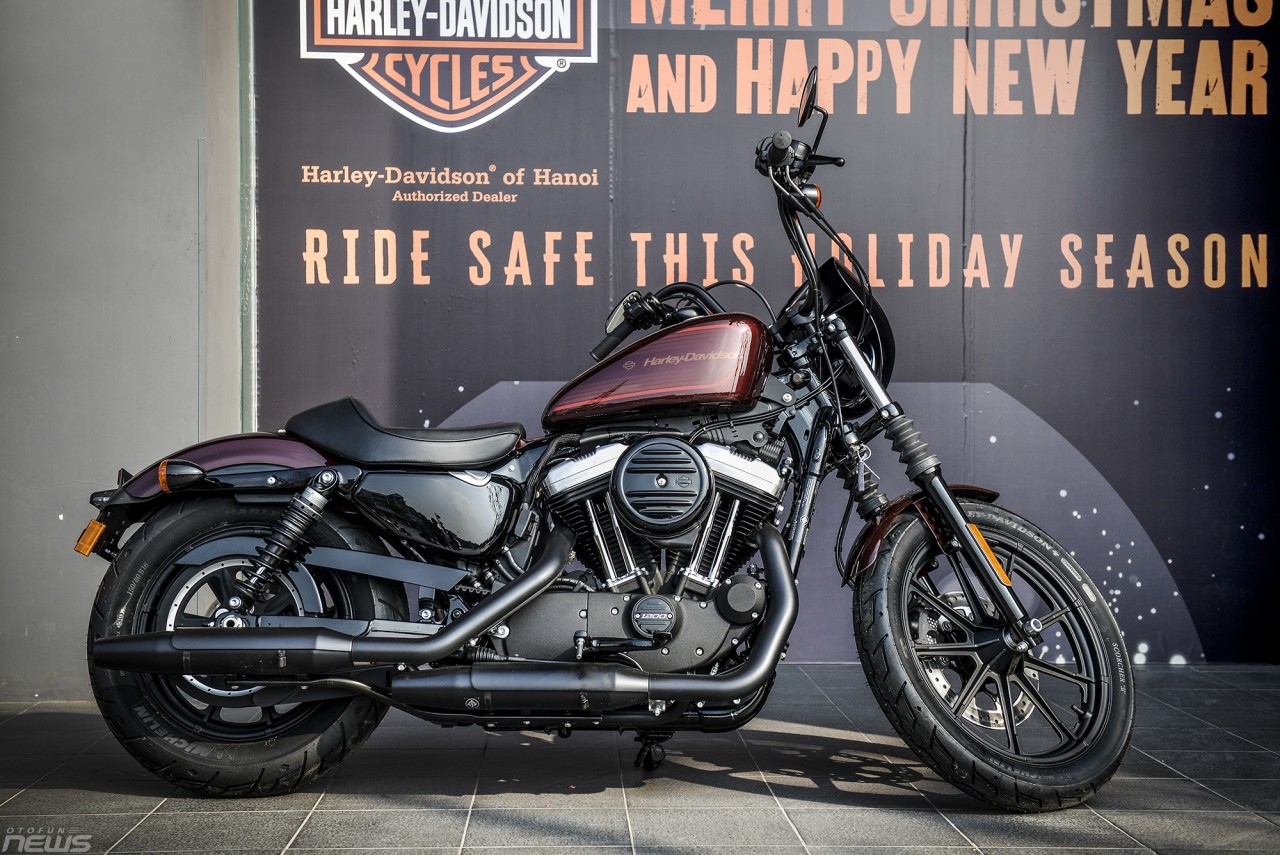 harley davidson iron 1200 khoe dang duoi nang xuan