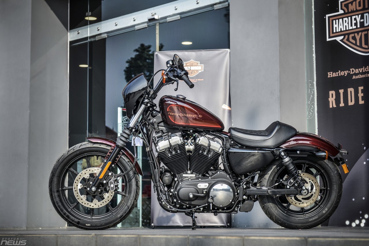 harley davidson iron 1200 khoe dang duoi nang xuan
