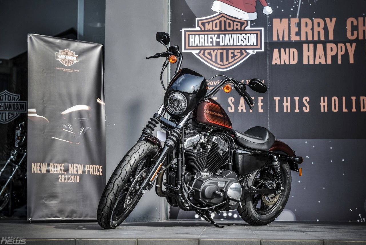 harley davidson iron 1200 khoe dang duoi nang xuan