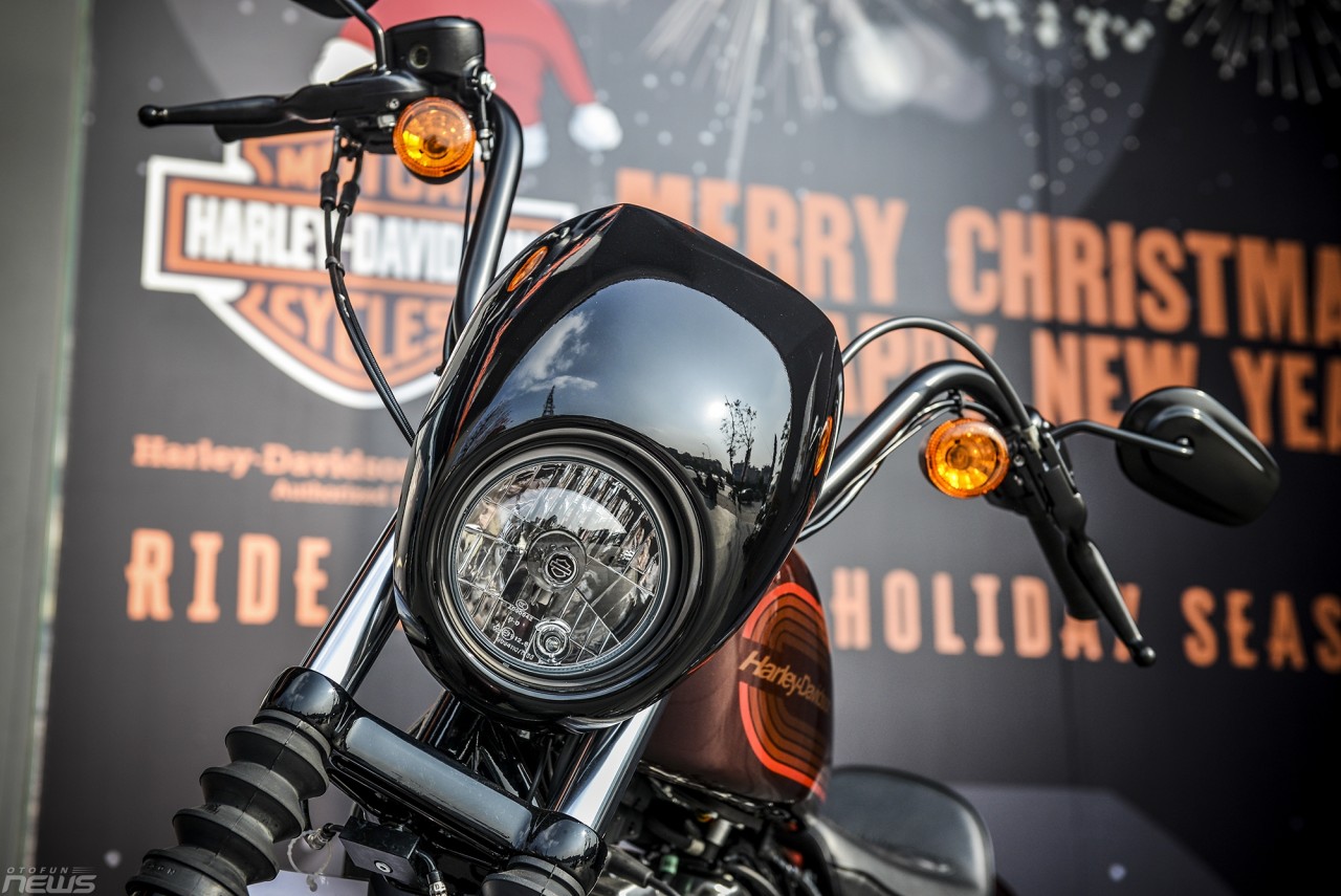 harley davidson iron 1200 khoe dang duoi nang xuan