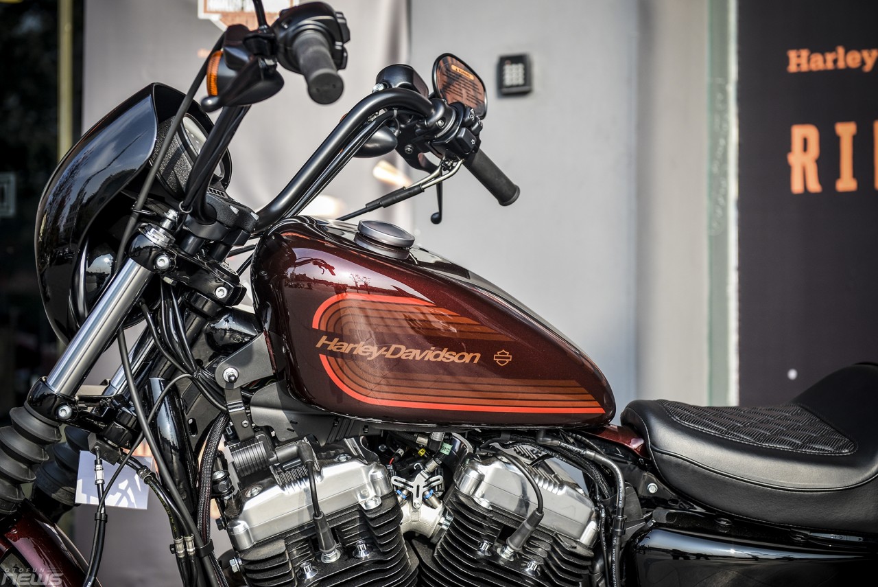 harley davidson iron 1200 khoe dang duoi nang xuan