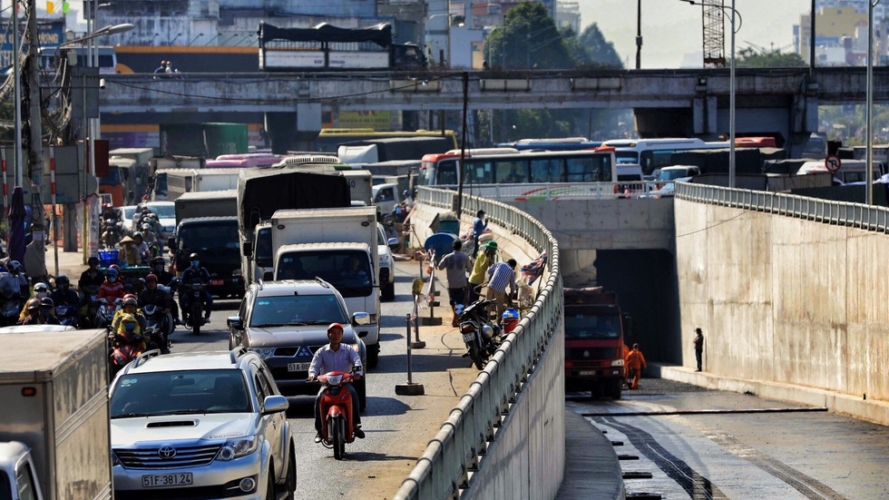 TP Hồ Chí Minh: Những bước hoàn thiện cuối cùng của hầm chui An Sương