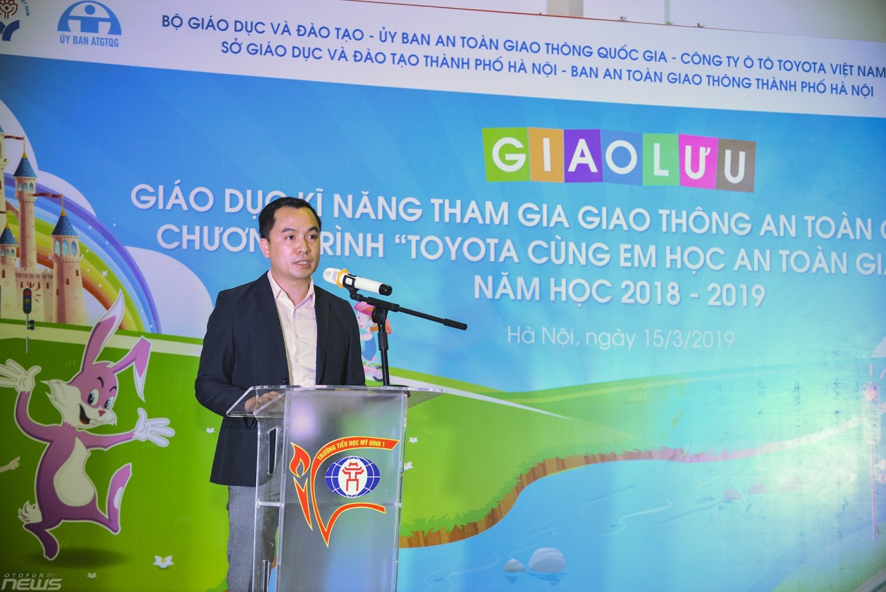 100 thí sinh nhí tranh tài trong buổi giao lưu an toàn giao thông” 100 thi sinh nhi tranh tai trong buoi giao luu toyota cung em hoc an toan giao thong nam hoc 2018 2019