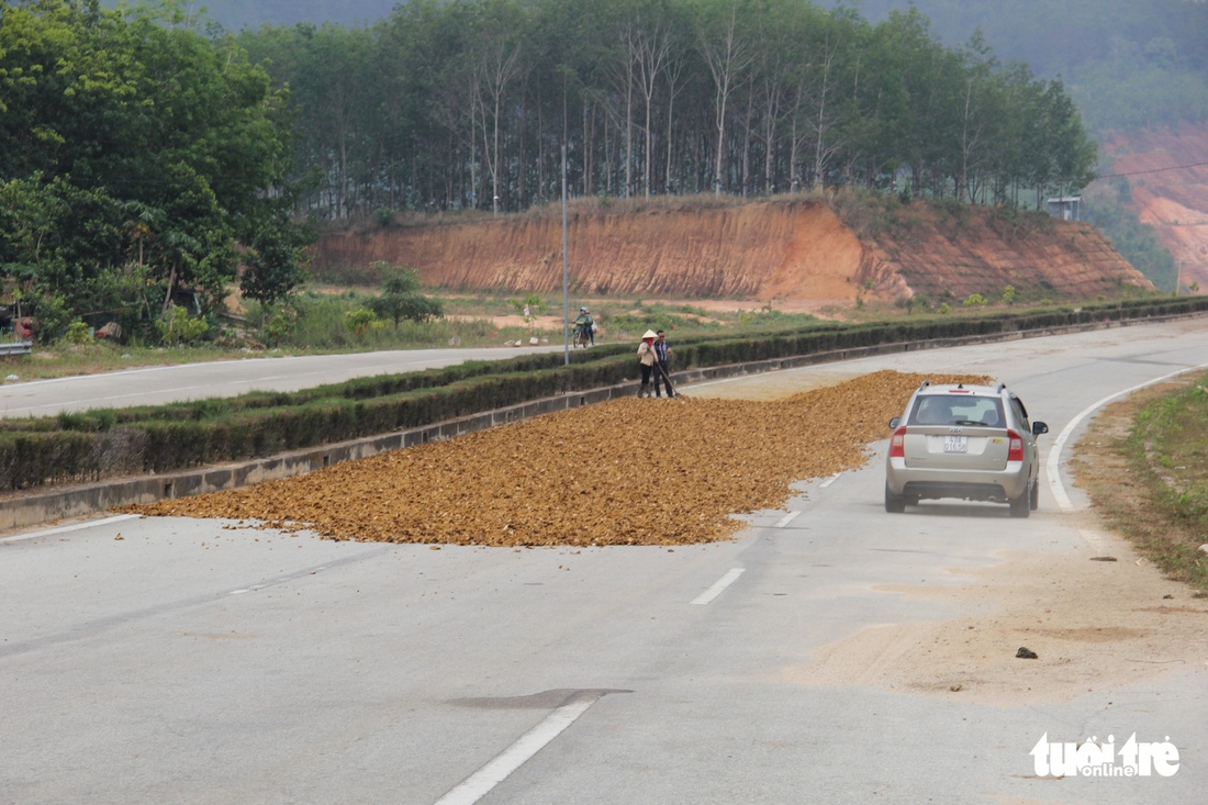 duong dep nhat tay nguyen thanh san phoi nong san
