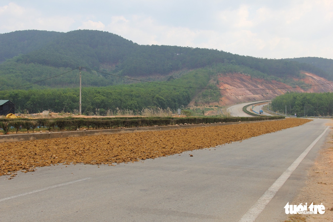 duong dep nhat tay nguyen thanh san phoi nong san