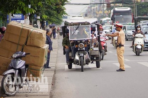 Quận Hai Bà Trưng (Hà Nội): Không để xe tự chế tự tung tự tác quan hai ba trung ha noi khong de xe tu che tu tung tu tac