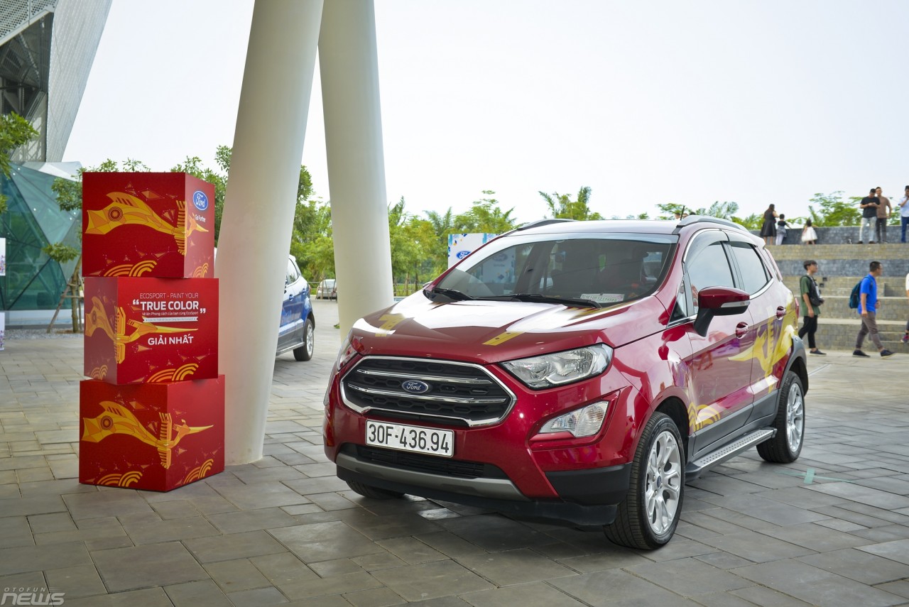 “Paint color” biến thành tác phẩm nghệ thuật độc đáo ket qua cuoc thi ford ecosport paint your true color