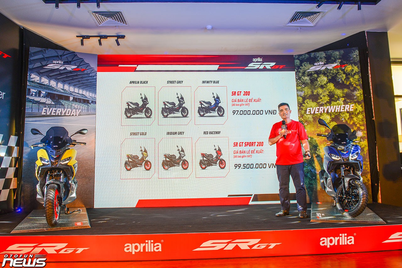 Piaggio Việt Nam ra mắt Aprilia SR GT 200, giá từ 97 triệu Piaggio Việt Nam ra mắt Aprilia SR GT 200, giá từ 97 triệu